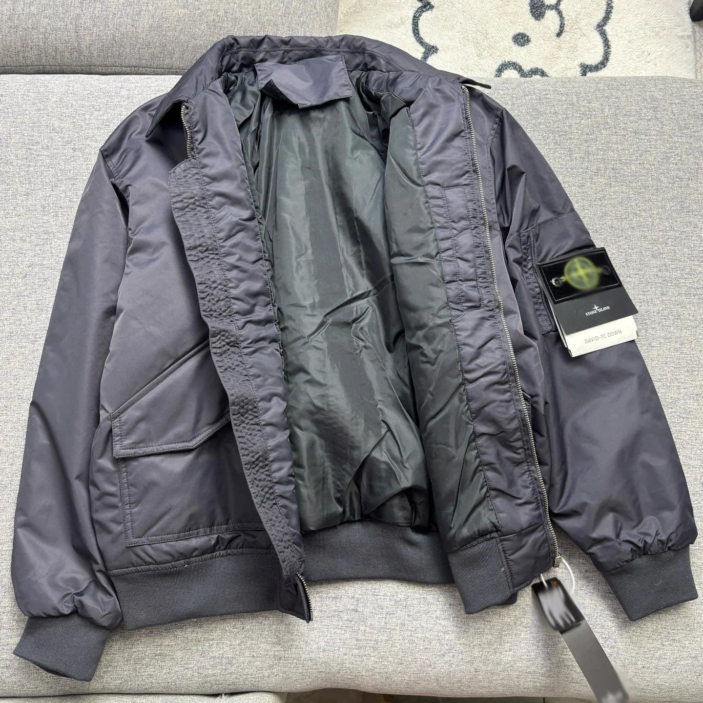 Herren Retro Baseballjacke – Gefütterte Winterjacke im Workwear-Stil